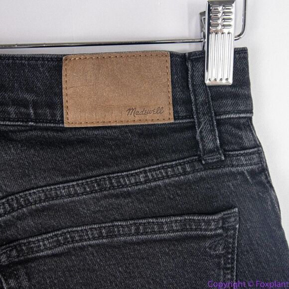 Madewell The Mid-Rise Perfect Vintage Jeans Clean Black‎ Wash, 25 - Picture 11 of 15